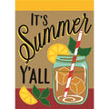 Summer Burlap Garden Flag 29 x 42 in. R838