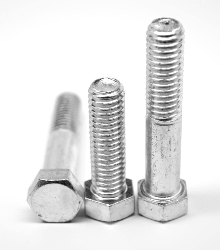 22-18 x 5x22 Fine Thread Grade 5 Hex Cap Screw Medium Carbon Steel Zinc Plated X1079