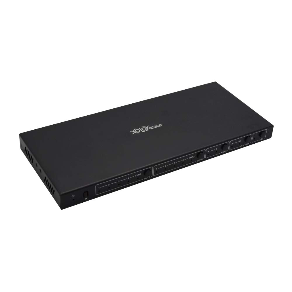 4X2 4K 60HZ HDMI Matrix Switcher with Audio Extractor H934
