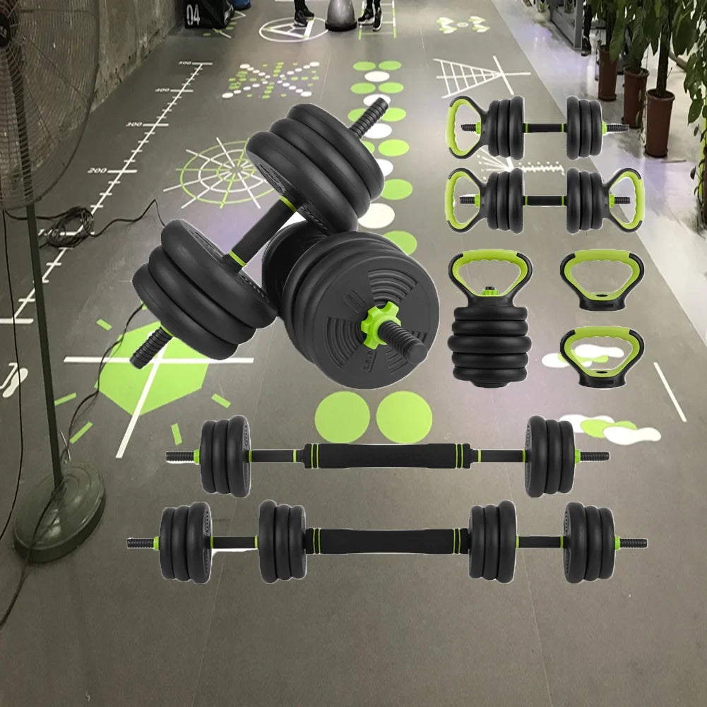 4-in-1 Adjustable Dumbbells Set Y244