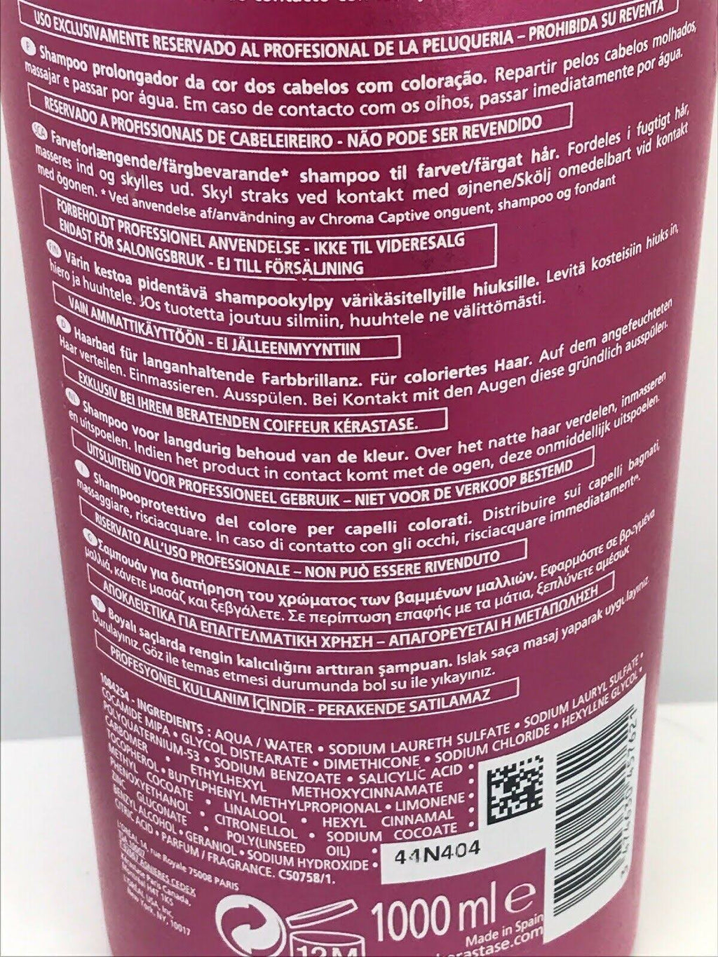 Colour Radiance Protecting Shampoo U87816