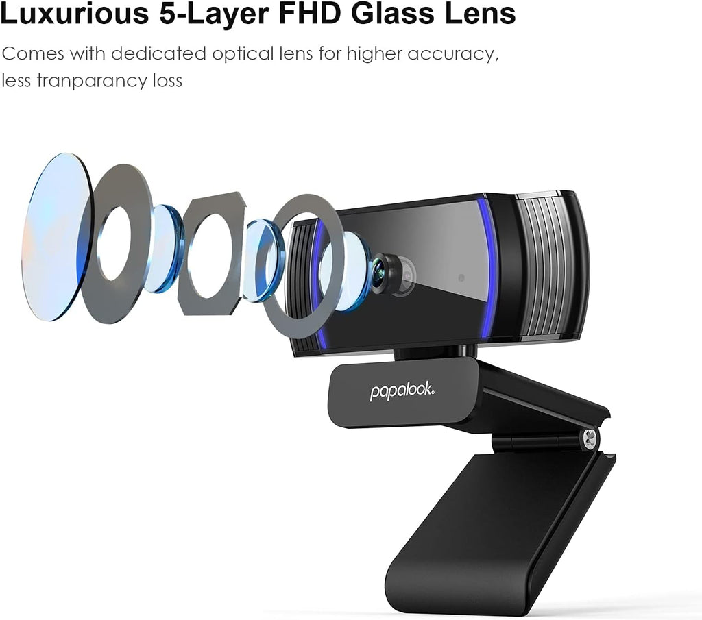 1080P Full HD Autofocus Webcam with Microphone L305558