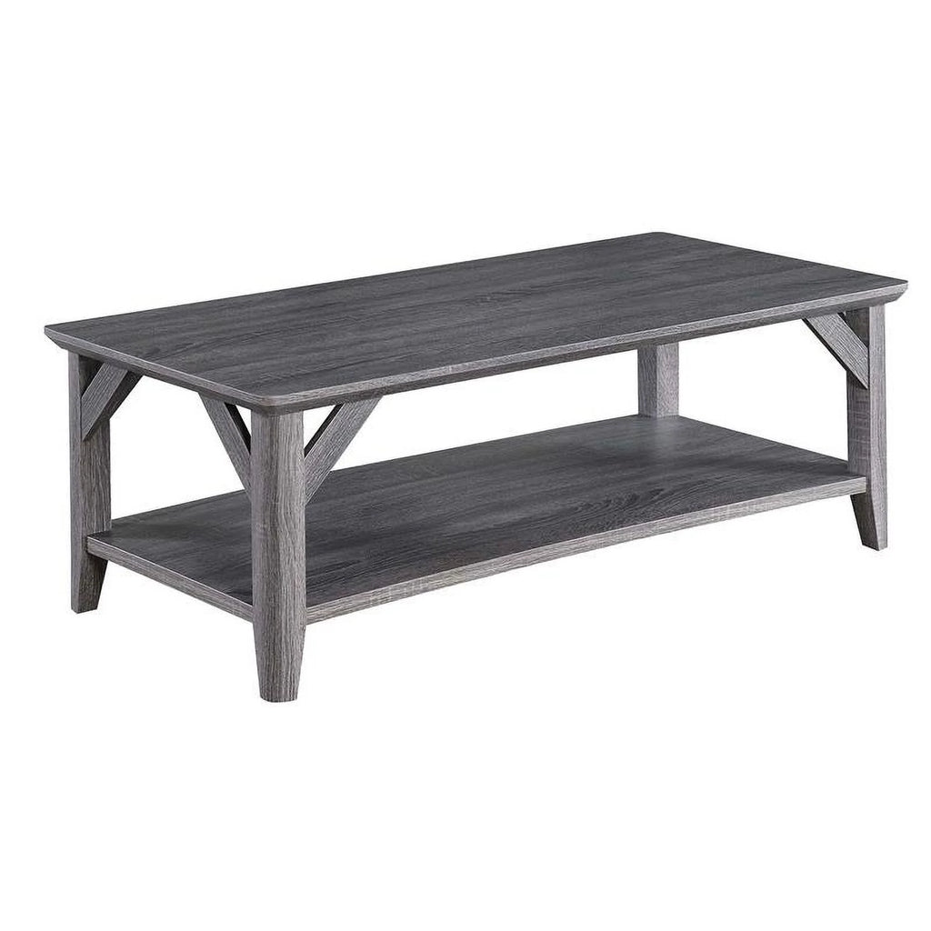 Gray Wood Coffee Table N466366