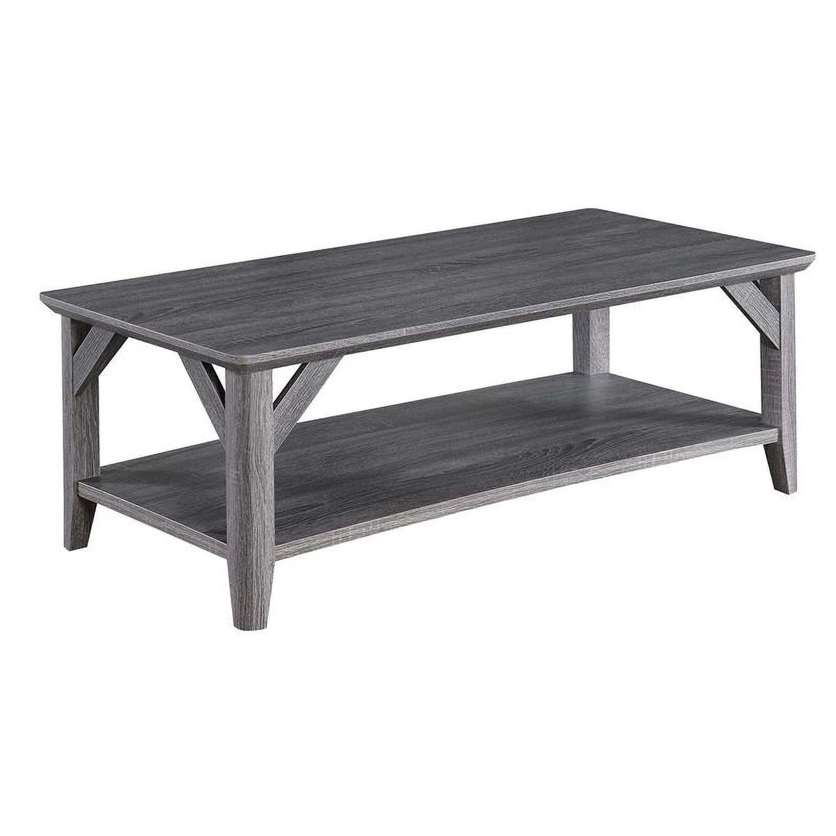 Gray Wood Coffee Table N466366