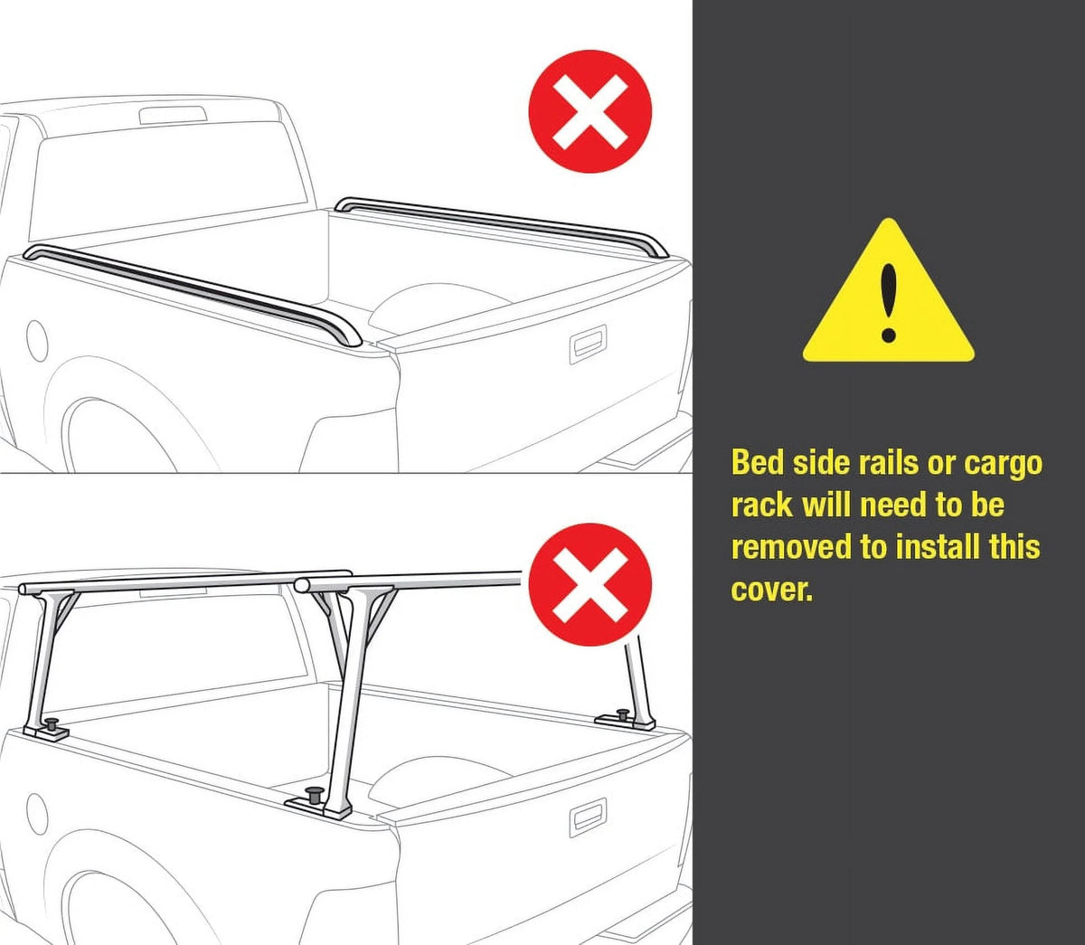 Soft Roll-up Truck Bed Tonneau Cover for 6'7" Bed A305