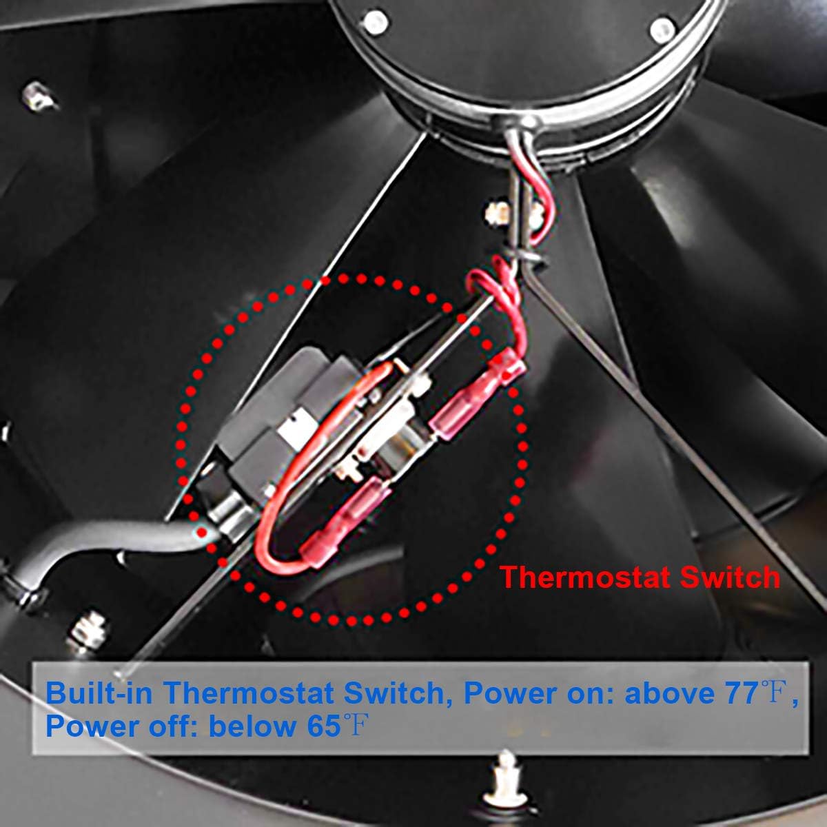 Solar Powered Exhaust Fan with Thermostat A331