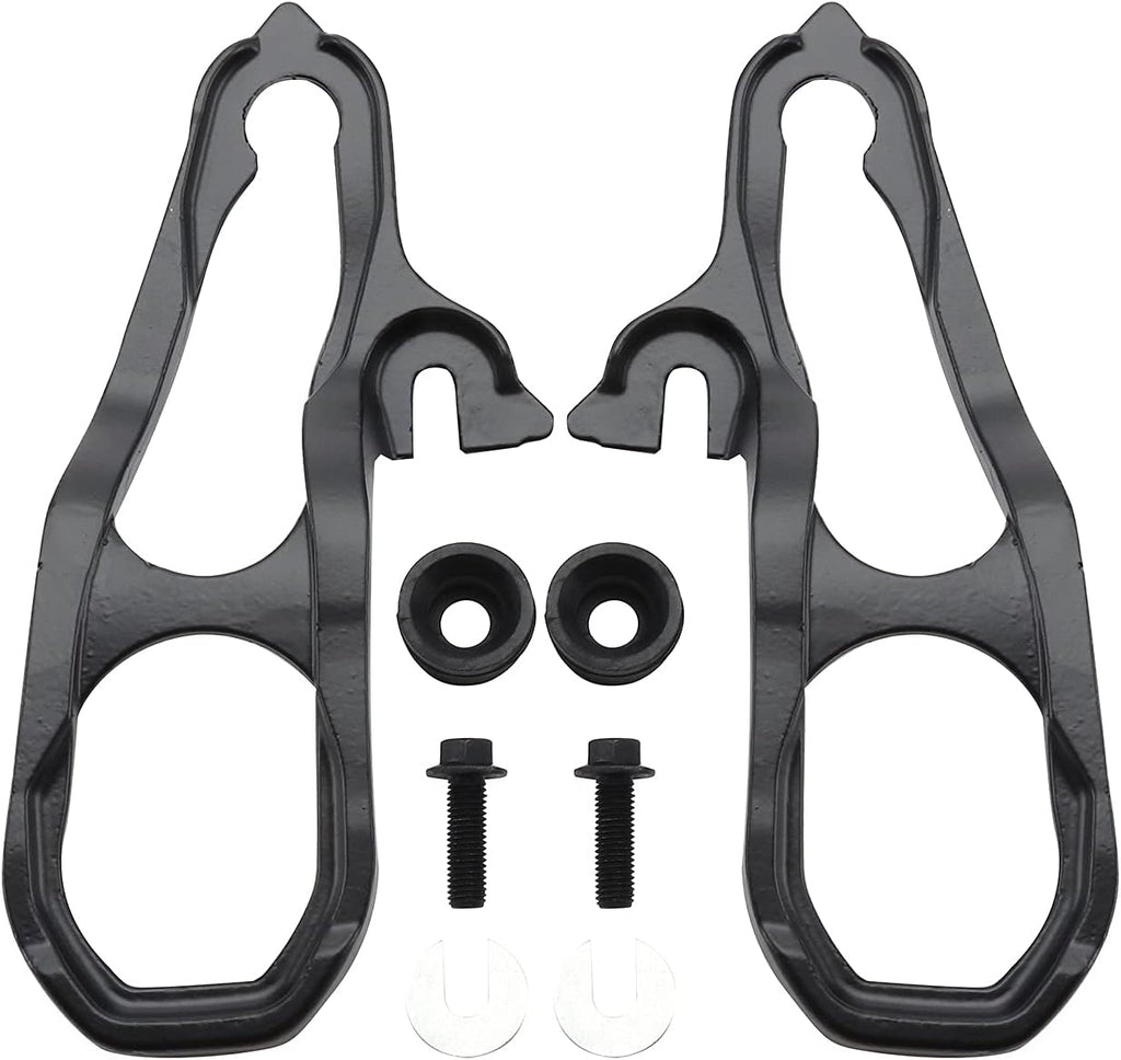 Black Steel Front Tow Hooks for Dodge Ram 1500 2019-2021 Y38408