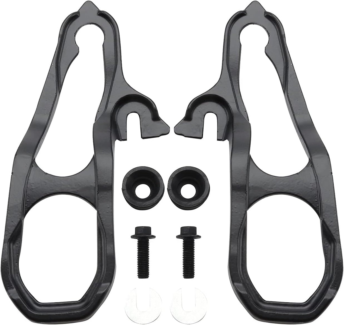 Black Steel Front Tow Hooks for Dodge Ram 1500 2019-2021 Y38408