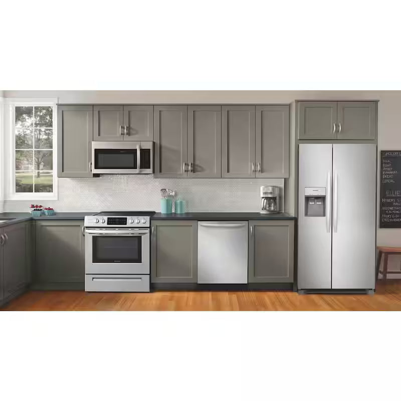 Counter Depth Side-by-Side Refrigerator in Stainless Steel W614
