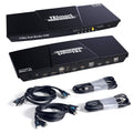 Dual Monitor KVM Switch with HDMI Port (Grey) F723