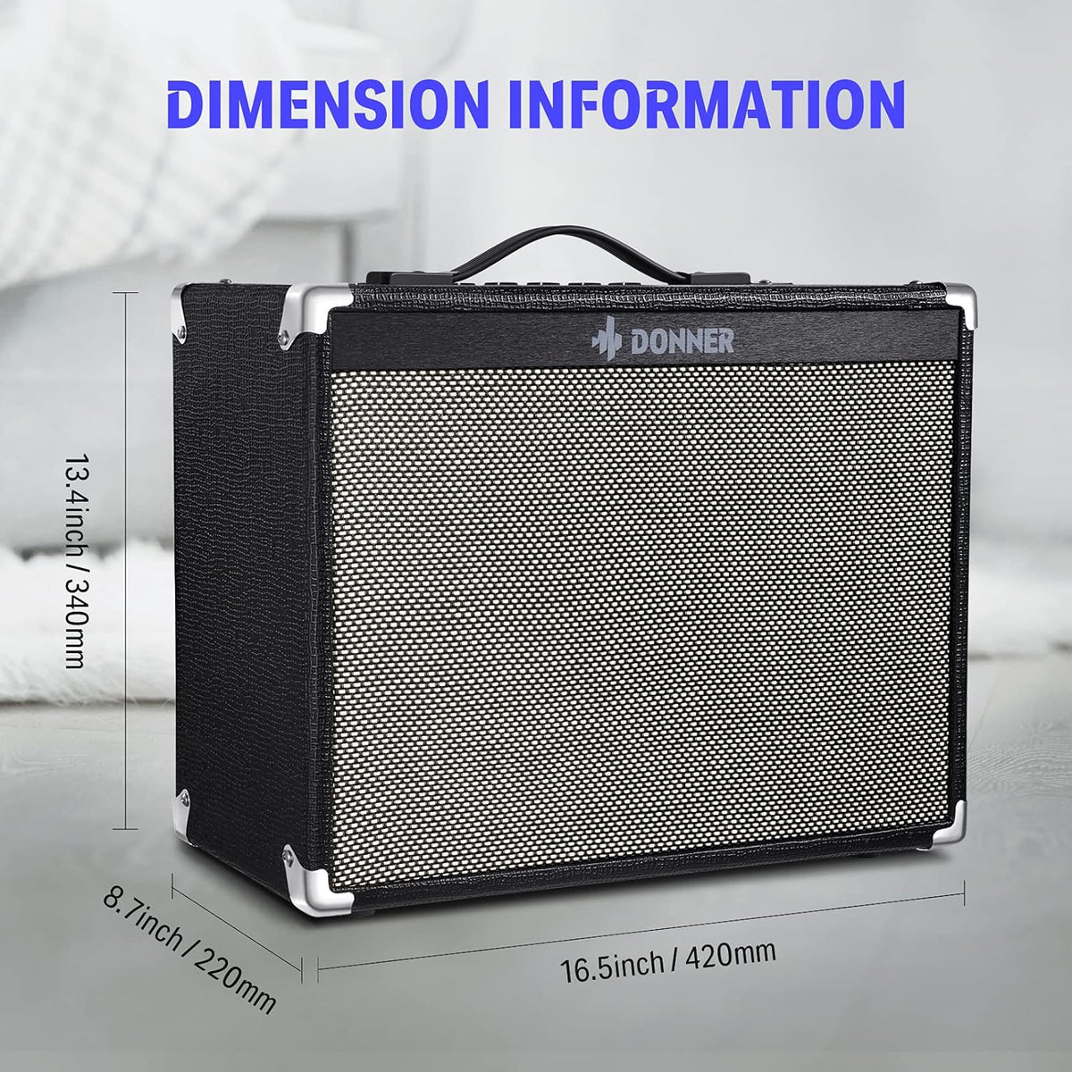 30W Guitar Practice Amplifier Combo with 10" Speakers L73855