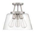 3 Light Semi-Flush Mount Satin K304763