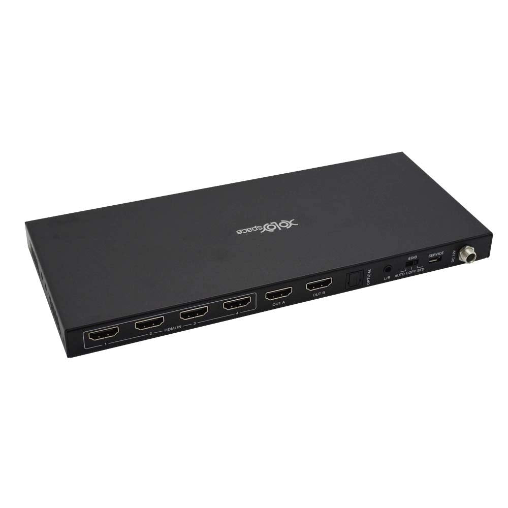 4X2 4K 60HZ HDMI Matrix Switcher with Audio Extractor H934