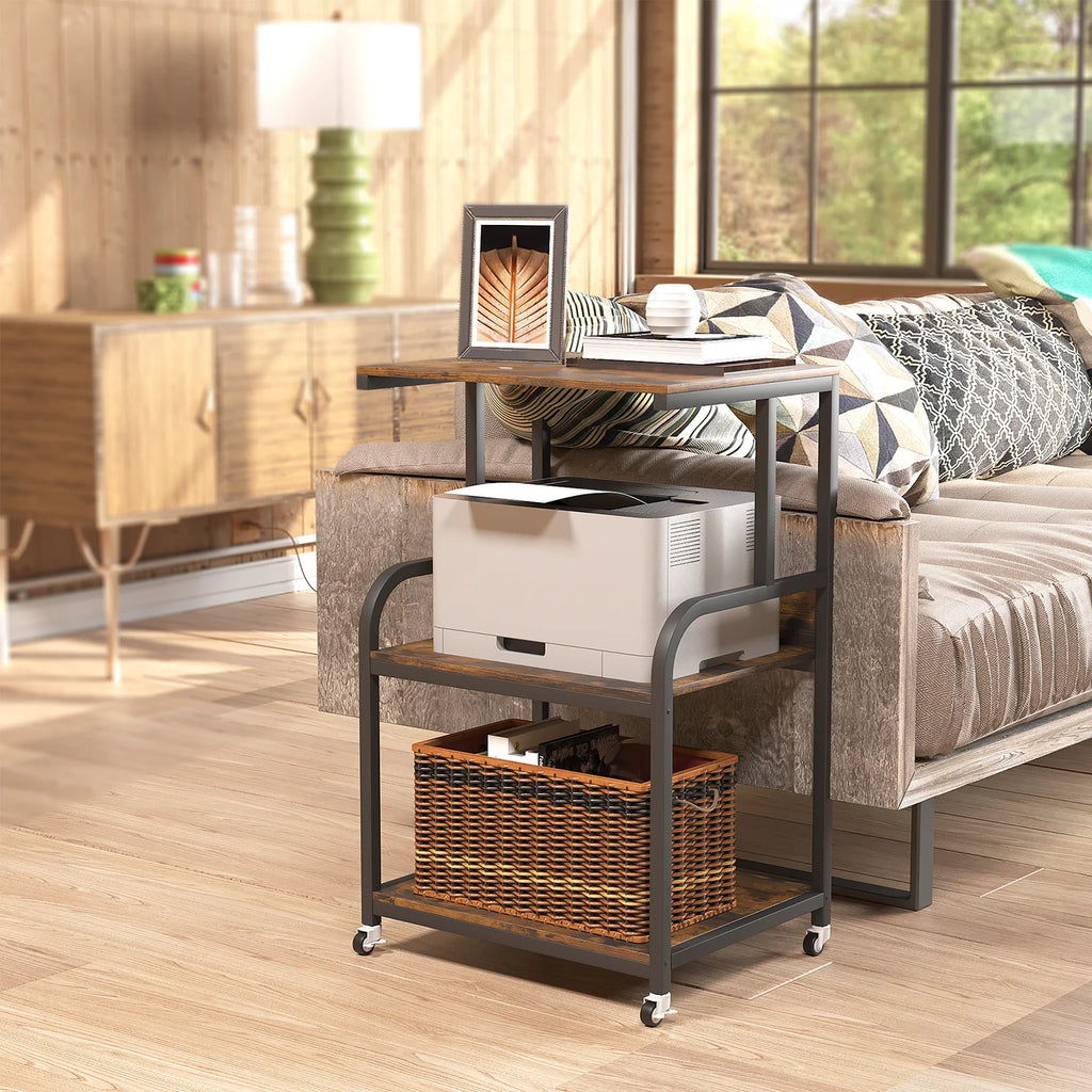 Large 3 Tier Printer Stand with Wheels H16025