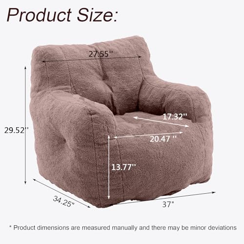 White Tufted Bean Bag Chair M89073