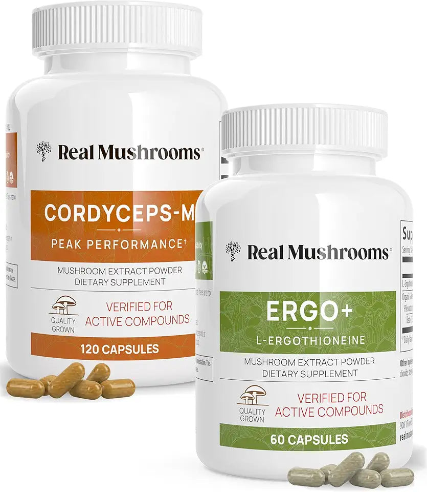 Ergothioneine and Cordyceps-M Bundle with Shiitake and Oyster Mushroom Extracts I706818
