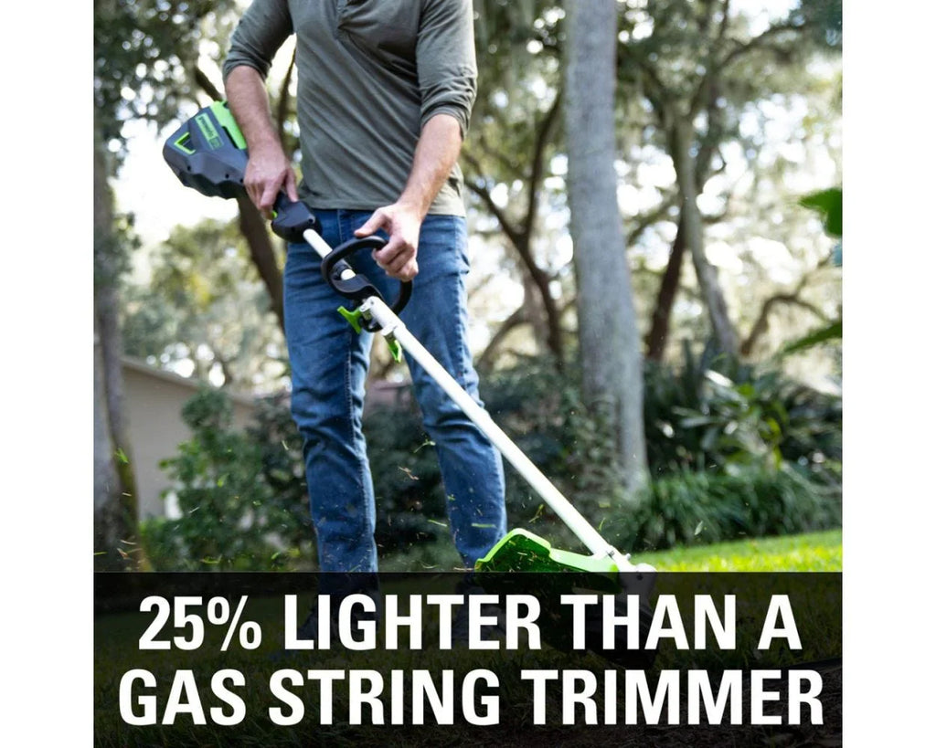 60V Cordless Battery String Trimmer with Battery & Charger V9714