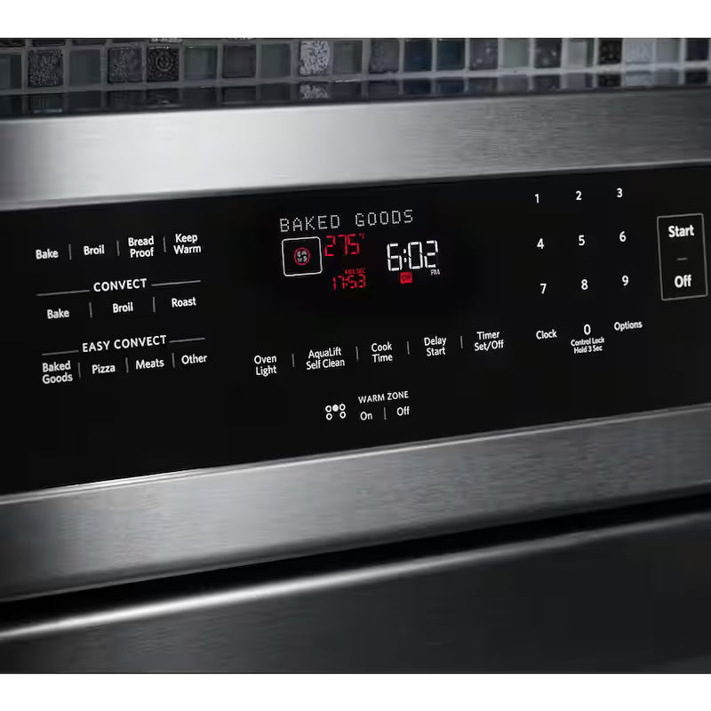 6.4 cu. ft. Electric Range with Self-Cleaning Convection Oven in Stainless Steel N67669