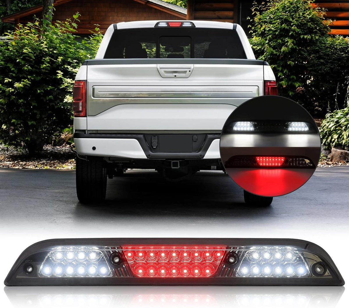 Third Brake Light Clear Lens LED Cab Roof Cargo Light Z383104