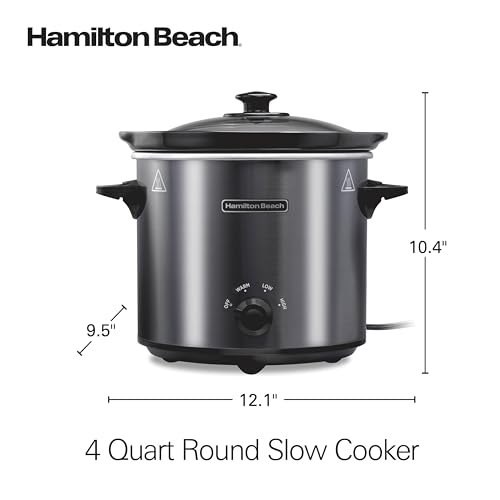 4 Quart Round Slow Cooker J869