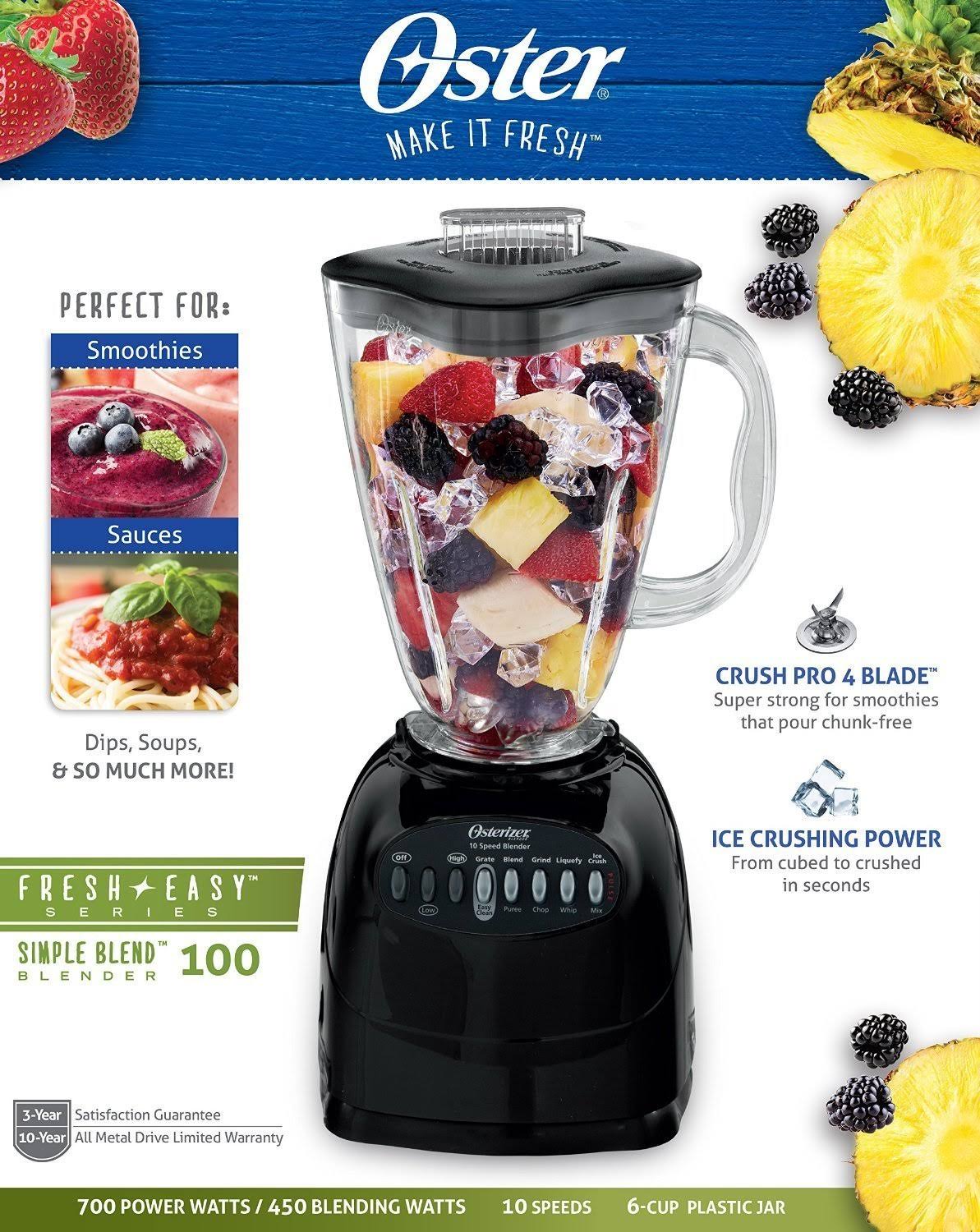 12-Speed Blender, 6-Cup Capacity, Metallic Red M242334