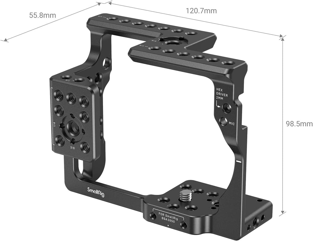 Full Cage with NATO Rail and Threaded Holes F46419
