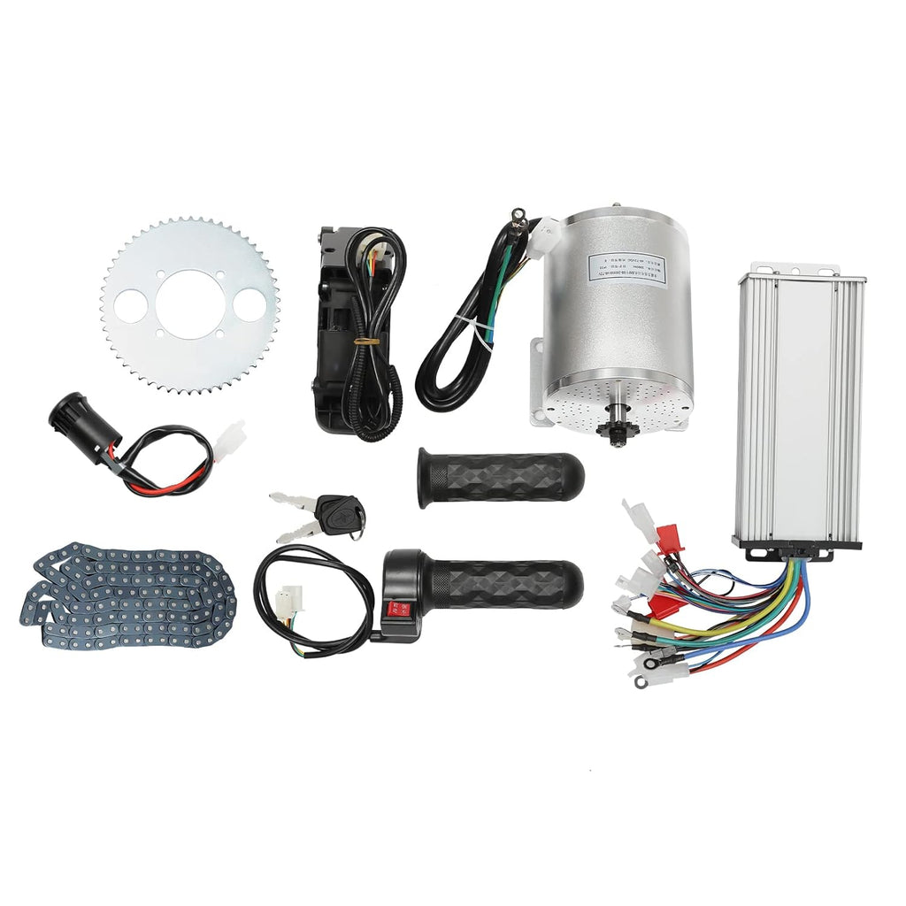 48-72V 3000W 6000RPM Brushless Motor Kit S923448