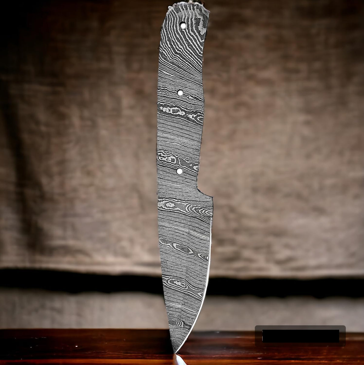 Damascus steel Full Tang Blank Blade Knife C310149