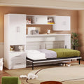 Twin Size Murphy Bed with Shelf and Drawer G38877