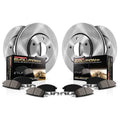 Front and Rear Brake Pad and Rotor Kit P209
