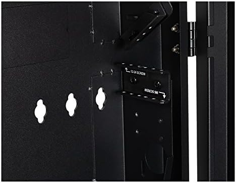 2U Vertical Wall Mount Enclosure Cabinet Black C9734