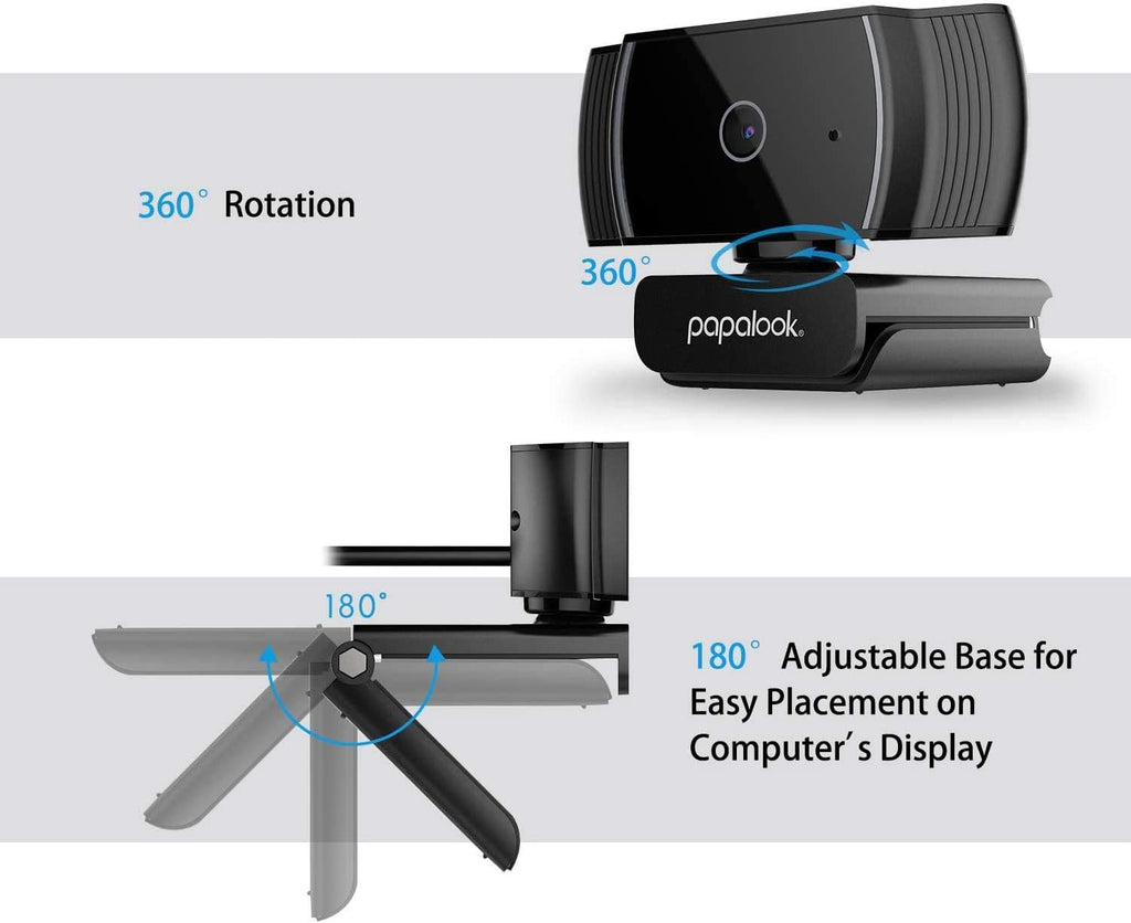 1080P Full HD Autofocus Webcam with Microphone L305558