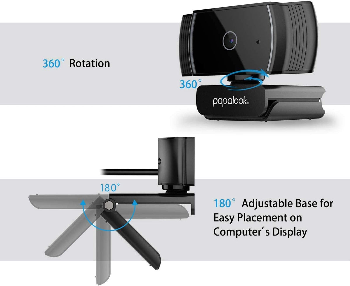 1080P Full HD Autofocus Webcam with Microphone L305558