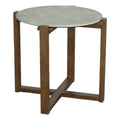 Round Wood End Table Q84332
