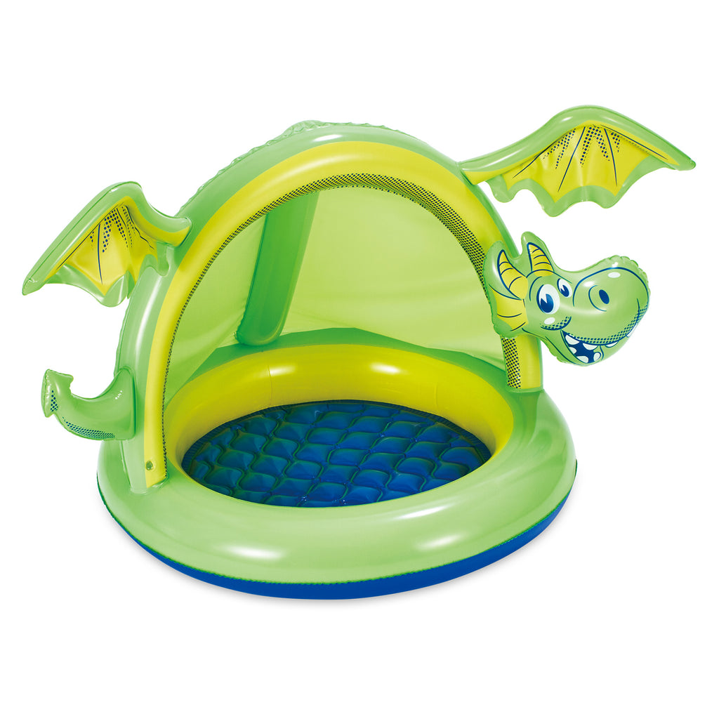 Inflatable Dragon Shade Pool, Cushioned Base, 51" x 40" x 32" R3889