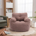 White Tufted Bean Bag Chair M89073