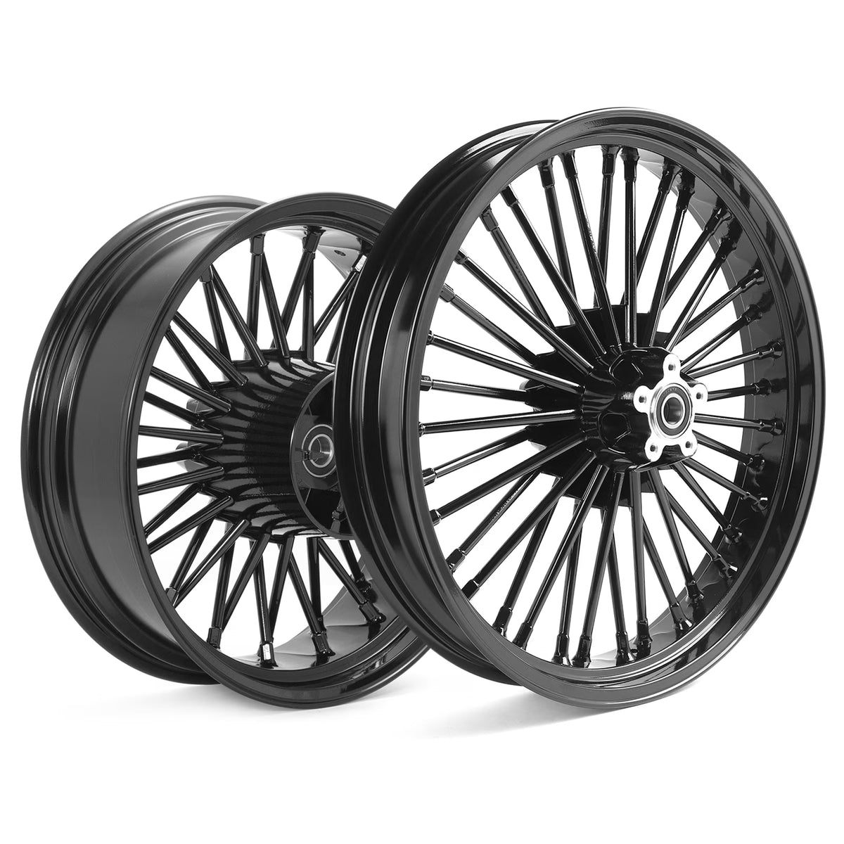 21X3.5 18X5.5 Fat Spoke Wheels for Harley Touring Electra Glide Ultra 2009-2021 K4593