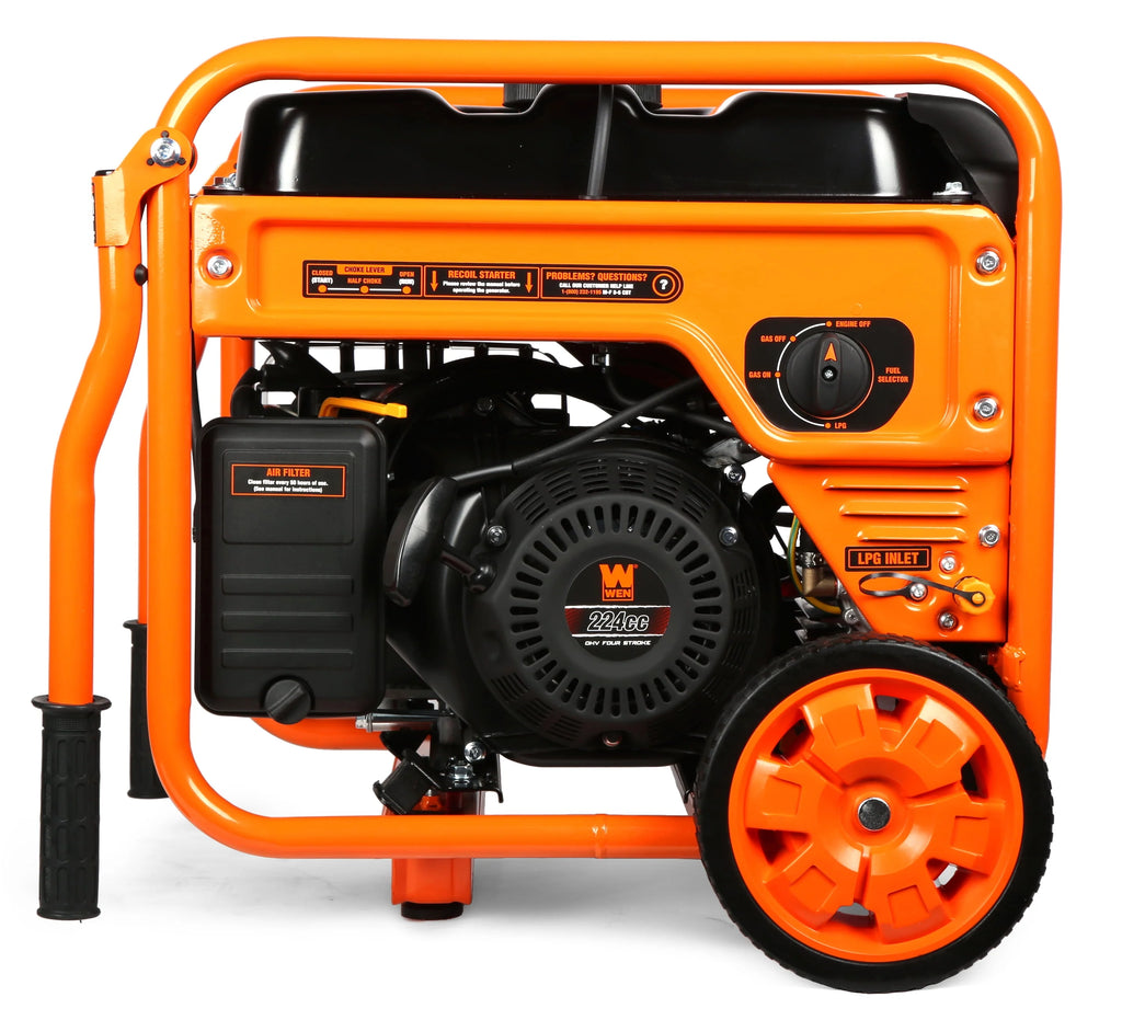 4500-Watt Dual Fuel Open Frame Inverter Generator with Electric Start B995268