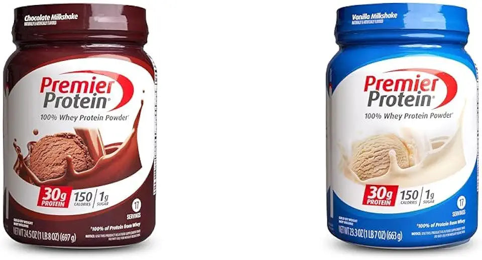 Chocolate Milkshake + Vanilla Milkshake Whey Powder Tubs Z97578