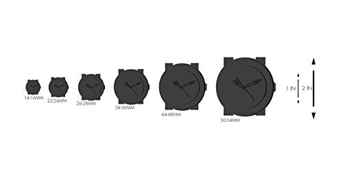 Brown Strap Black Dial Gunmetal Case 43mm Watch S3424
