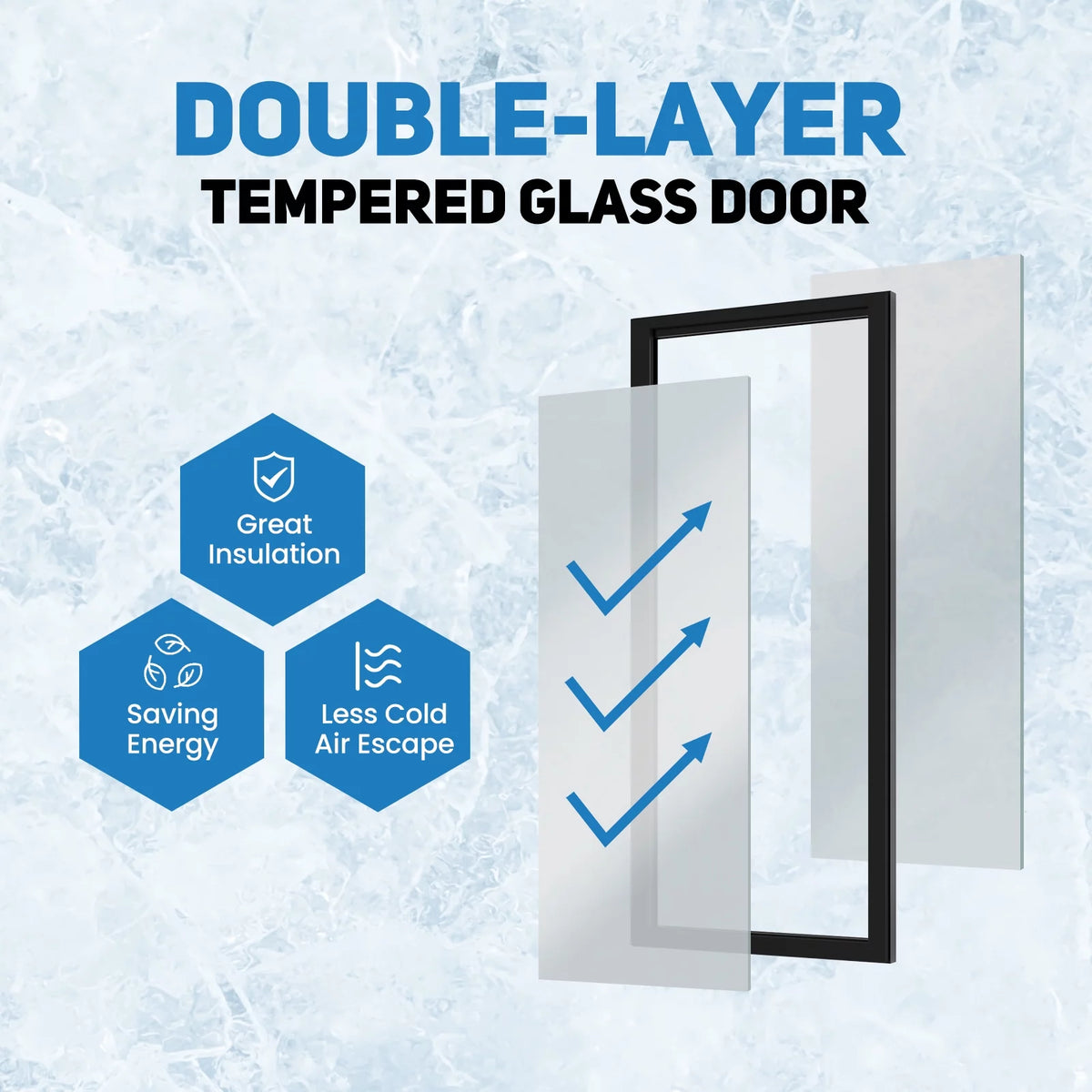 38" Glass Door Upright Beverage Refrigerator P303