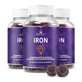 Iron Supplement with Vitamin C, A, B & Zinc, Grape Flavor, 3-Pack D57355