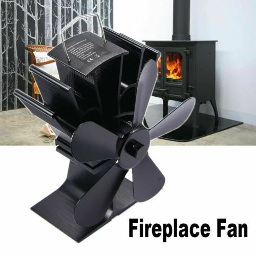 5 Blades Fireplace Fan N43727