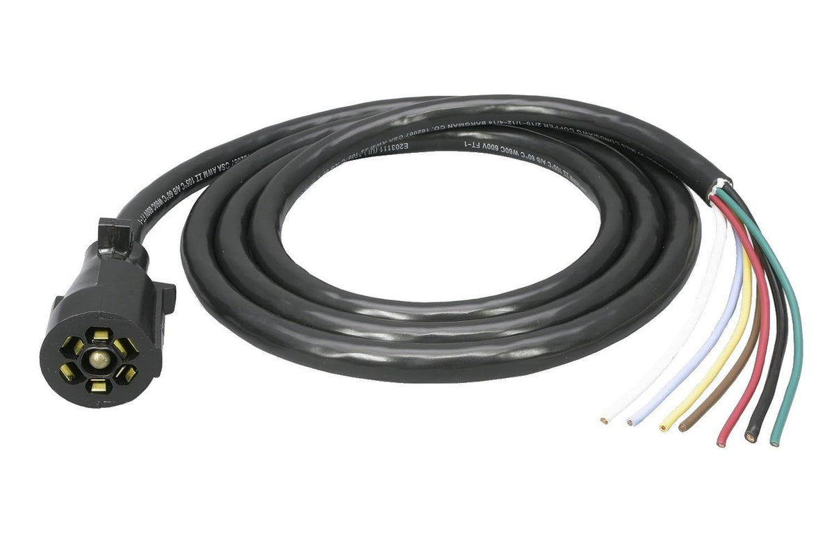 7-Way Molded Trailer Cord with 15ft. Cable G7544