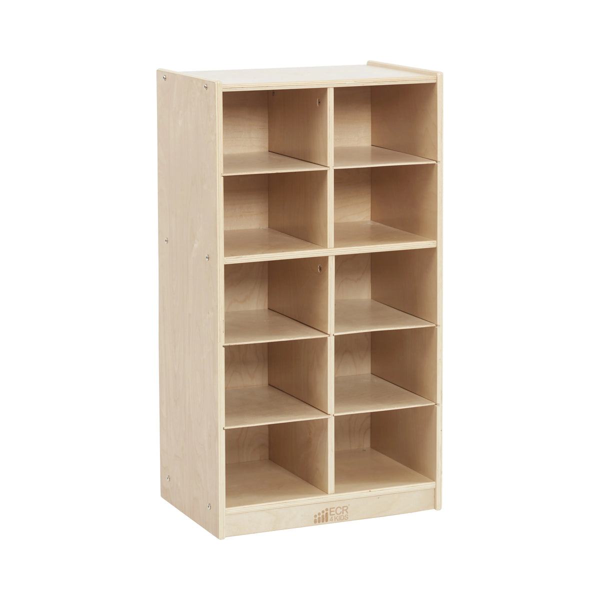 10 Cubby Mobile Tray Storage Cabinet V192