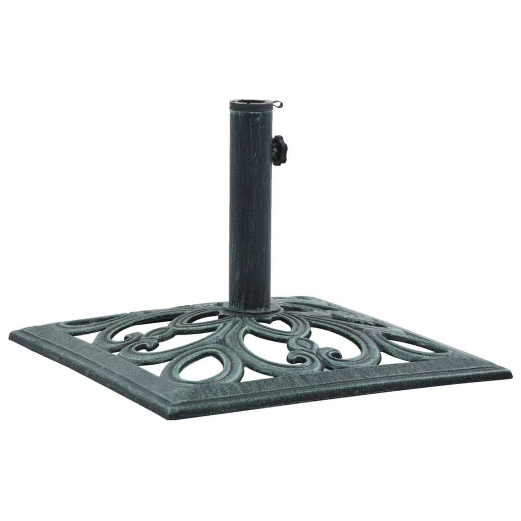 Green 26.5 lbs Cast Iron Umbrella Base R11748