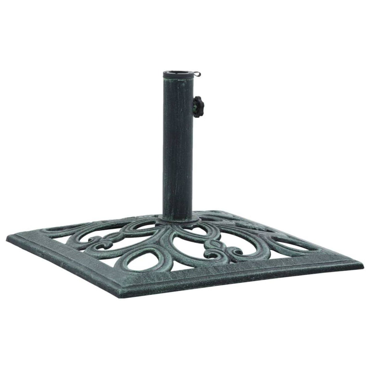 Green 26.5 lbs Cast Iron Umbrella Base R11748