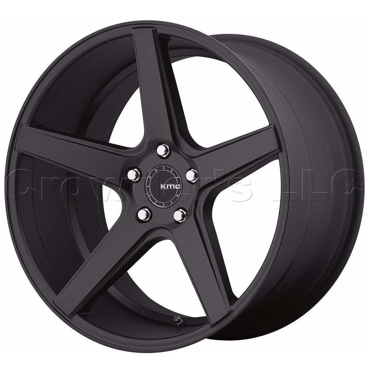 Satin Black 22x9 5x120 35mm Wheel Q1855