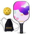 Irregular Shape Glow in The Dark Glassfiber Graphite Pickleball Paddles A302938