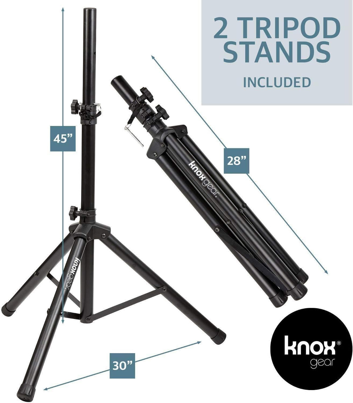 8 Piece Portable PA System with Microphone and Bluetooth R190919